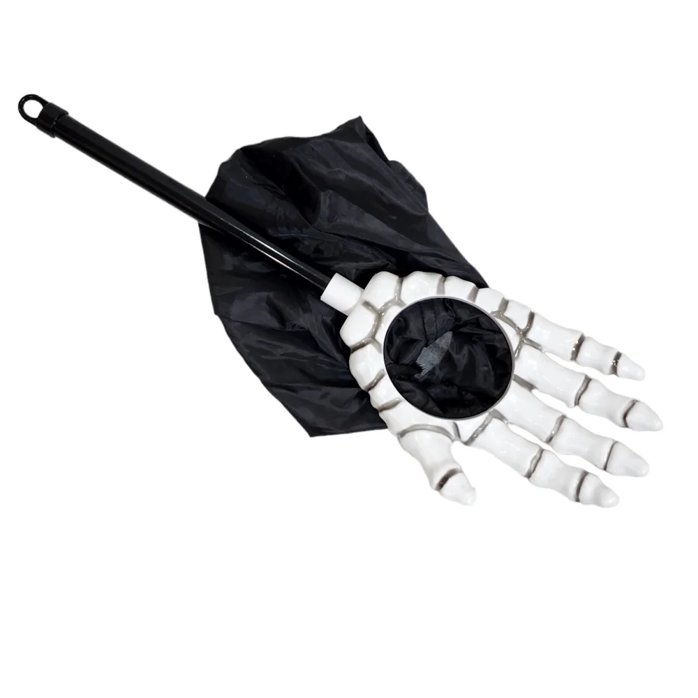 Spirit Halloween Skull Loot Scoop Treat Bag Skeleton Hand Candy Bag Costume Prop
